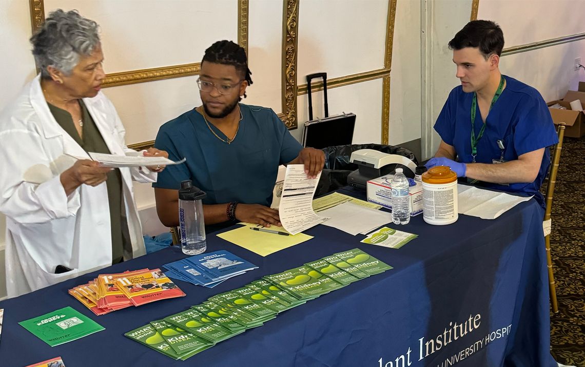 Kidney screening event